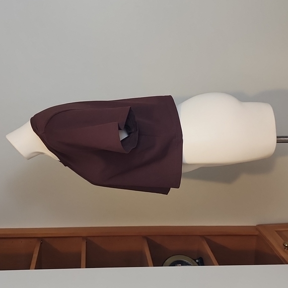 Shein Curve Brown Crop Top with Red and White Mushroom - Picture 6 of 10